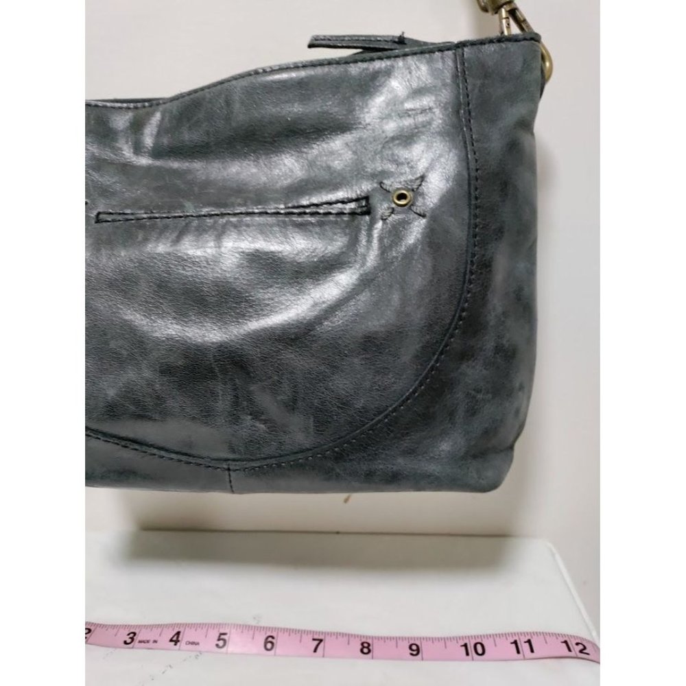 The Sak Womens Indio Leather Hobo Shoulder Bag Handbag Black One Size - Picture 12 of 15